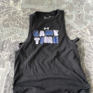 Grey under armor tank top